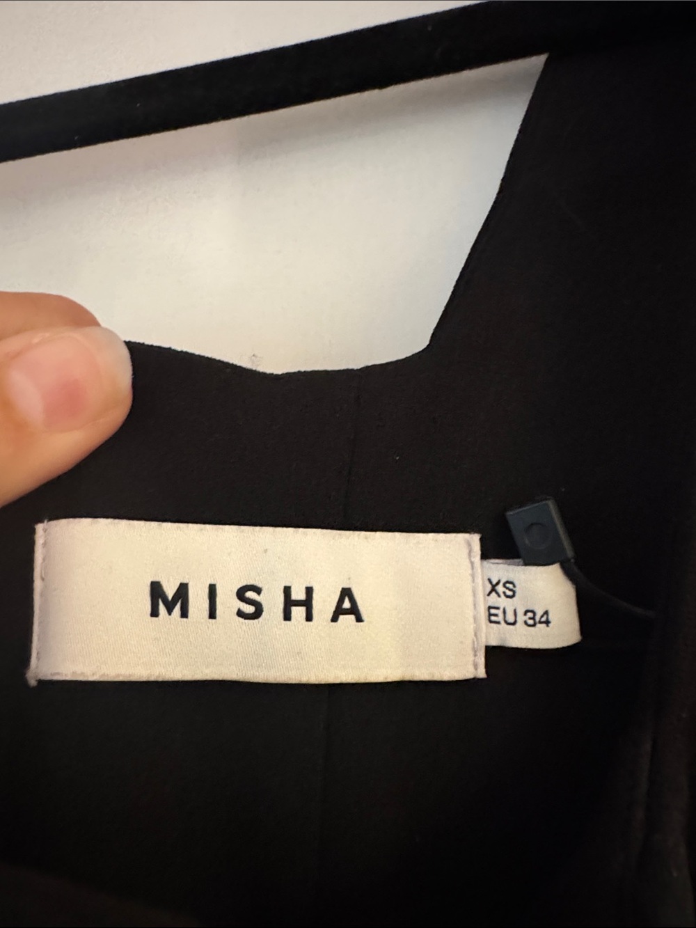 MISHA Damita Dress Black Mesh Cutouts - Picture 10 of 10